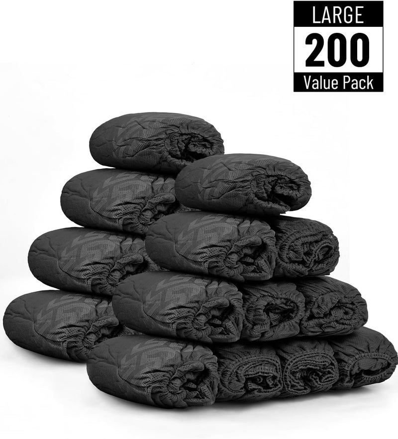 Buself 200 Count Shoe Covers Disposable Non-Slip, Premium Cloth Boot Covers, Slip-resistant, Durable, Breathable, Non-toxic, Recyclable - Image 2
